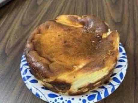 Basque burnt cheesecake baked in house at Fashion Wok