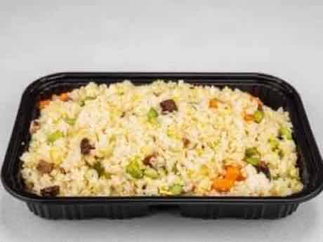 House special fried rice with vegetables, made fresh at Fashion Wok in Middletown